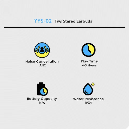 YYS-02 Tws Stereo Earbuds